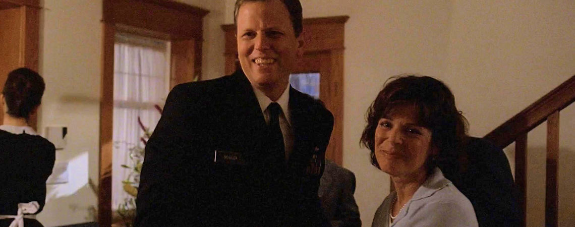 Pat Skipper as Bill Scully Jr. w/Sheila Larkin  | "The X-Files": 'Gethsemane' (1997)