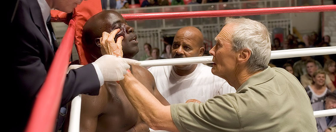 Clint Eastwood, Mike Coulter | "Million Dollar Baby" (2004) *