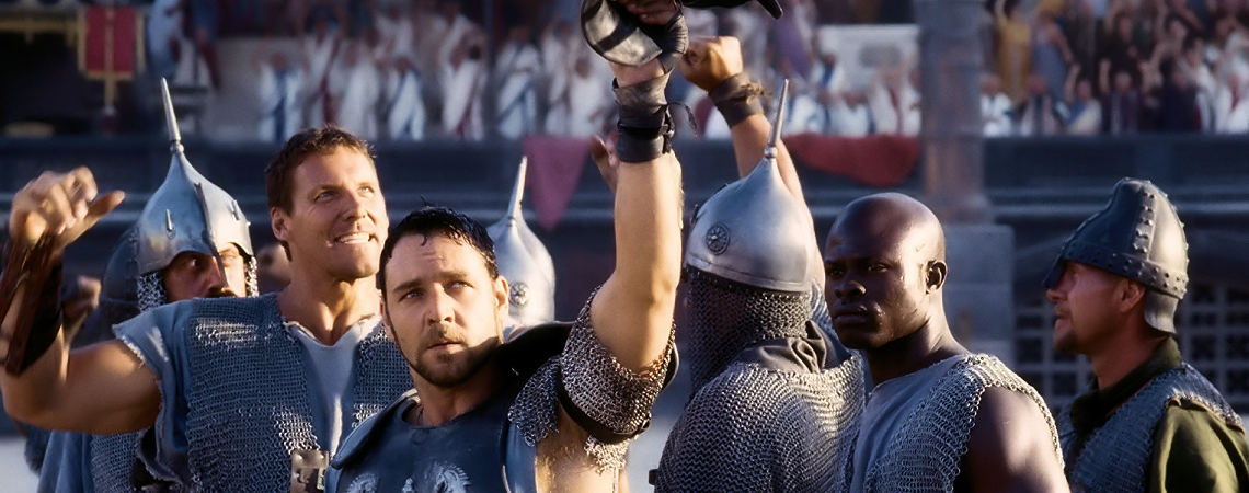 Russell Crowe, Djimon Hounsou, Ralf Moeller  | "Gladiator" (2000) *