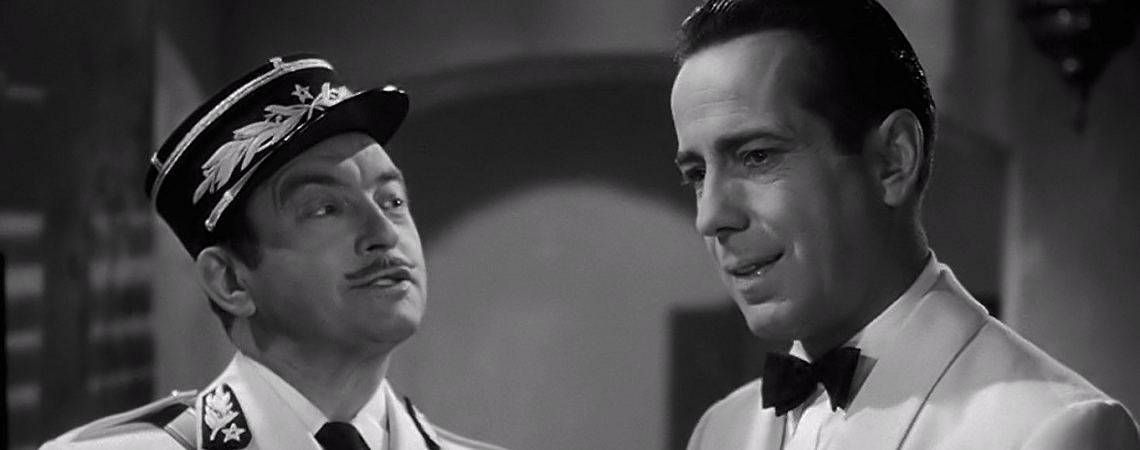 Humphrey Bogart, Claude Rains | "Casablanca" (1942)