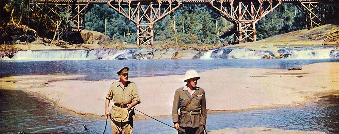 Alec Guinness, Sessue Hayakawa | "The Bridge on the River Kwai" (1957) *