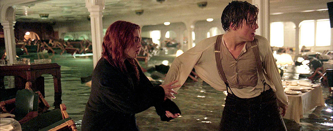 Kate Winslet, Leonardo DiCaprio | "Titanic" (1997) *